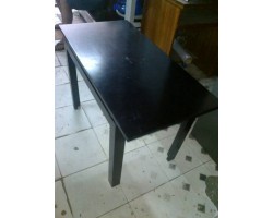 Thanh Lý Bàn Gỗ Thông 1m x 0m5 Sơn Đen